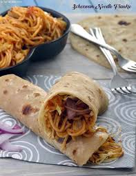 Schezwan Noodle Frankie Recipe Schezwan Noodle Kathi Roll Recipe In 2020 Frankie Recipe Recipes Indian Food Recipes Vegetarian
