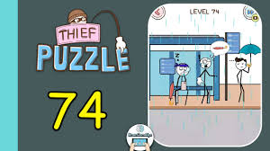 Free the jewel thief retrieve the jewel; Thief Puzzle Level 74 Walkthrough Youtube