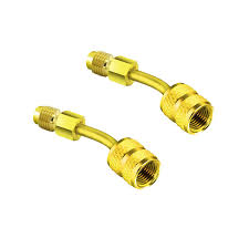 Apeixoto R140A Adapter 5/16 Inch SAE Female and 1/4 Inch Male Quick Coupler  Angled Charging Vacuum Adapter R140A Connector with Thimble Mini Split  System : Amazon.com.au: Automotive