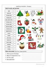 Christmas worksheets for teaching and learning in the classroom or at home. English Esl Christmas Worksheet Worksheets Most Downloaded 52 Results