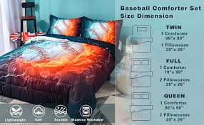 They also need to match your teen's personality, of course! Sport Microfiber Baseball Quilt Comforter Set Bedding Set For Boy Kids 1 Baseball Comforter 1 Pillowcase 2 Pieces Teen 66x90 Inch Andency 3d Baseball Comforter Twin Bedding Sets Collections Home
