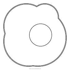 Fried egg black and white. Fried Egg Coloring Page Ultra Coloring Pages