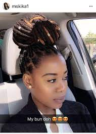 Perfect Dreaded Bun Hair Styles Locs Hairstyles Natural Hair Styles