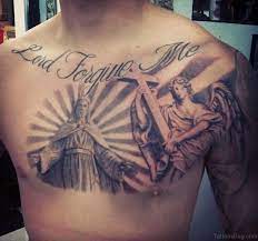 While most ideas focus on realistic depictions, some ink concepts incorporate tribal styling or an artistic approach. 50 Fantastic Chest Tattoos For Men