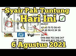 Check spelling or type a new query. Syair Pak Tuntung Hari Ini Jumat 6 Agustus 2021 Youtube