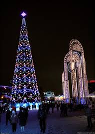 New Year Trees In Moscow Russia 29 New Years Tree Christian Holidays Christmas