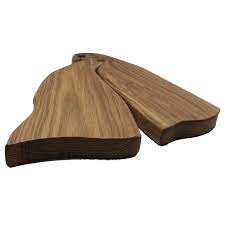 2 Oak wood rustic board with curved hugging chopping boards handcrafted 