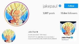 — jake paul (@jakepaul) april 25, 2021. Petition Get Jake Paul To Remove Gohan As His Profile Photo On Youtube Instagram And Twitter Change Org