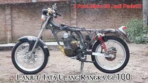 Temukan tangki cb di indonesia dapatkan hanya di olx.co.id. Cb Basic Rangka Gl100 Lagi Youtube