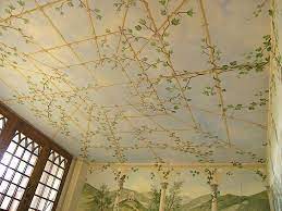 Un Trompe L Oeil Realizzato In Un Piccolo Ambiente In Provincia Di Piacenza Ambiente Decorare Le Pareti Soffitto Dipinto