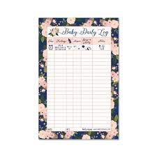 Newborn Baby Log Tracker Journal Book Infant Daily Schedule Feeding Food Sleep Naps Activity Diaper Change Monitor Notes For Babies Mommy Nursing Or Breastfeeding Record Tracking Chart 50 Sheet Pad Walmart Com
