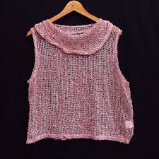 See more of atasan wanita all item 50.000 on facebook. Cp158 Size M Pink Knit Jaring Baju Unik Lucu Pakaian Cewek Import Fesyen Wanita Pakaian Wanita Atasan Di Carousell