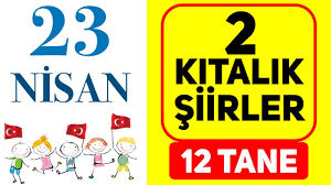Öğretmenler ve öğrencilerin uzun süredir hazırlıklarını yaptığı 23 nisan geldi çattı. 23 Nisan 2 Kitalik Siirler 23 Nisan Siiri 2 Kitalik 23 Nisan Kisa Siirler 23 Nisan Siir Dinle Youtube