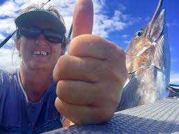 Rewarded with a 161 kg striped marlin