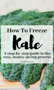 How To Freeze Kale A Step By Step Guide A Clean Bake In 2020 Freezing Kale Kale Recipes Easy Kale Recipes