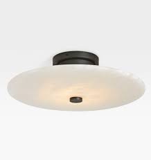 Ann sacks | shouldn't all rooms be living? Ankeny 16 Alabaster Flush Mount Rejuvenation