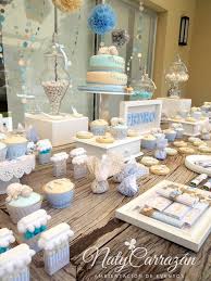 Little Lamb Baby Shower Baby Shower Party Ideas Photo 28 Of 29 Baby Lamb Baby Shower Baby Shower Cake Table Boy Baby Shower Cake Table