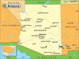 The population of arizona is concentrated around phoenix, the state capital, and tucson, the second largest city in the state. Making Arizona A Pretty Cool Place To Live Arizona Map Arizona Lakes In California