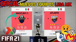 You are on mazatlan futbol club live scores page in football/mexico section. Oficial Nuevos Equipos Liga Mx Atlante Y F C Mazatlan Fifa 21 Youtube