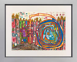 How many paintings has david hockney drawn? Framed Hundertwasser Art Print Who Has Eaten All My Windows