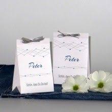 Tischaufsteller Farbpunkte Blau Tischkarten Geburtstag Gastgeschenke Geburtstag Tischkarten