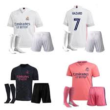 When real madrid players step foot on the opposition's pitch, they carry a reminder of home on their backs. 2021 2020 2021 Real Madrid Soccer Jerseys Short Home Away Third Soccer Kit Hazard Zidane Benzema Football Shirt Camiseta De Futbol Men Kit Sets From Mbappe1108 13 88 Dhgate Com