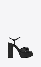 What's party season without a great pair of platforms? Bianca Sandals In Smooth Leather Saint Laurent Denmark Ysl Com
