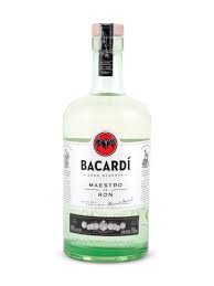 Bacardi Gran Reserva Maestro De Ron Liquor Vodka Bottle Bottle