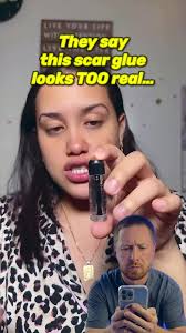 Fake Scar Using Elmers Liquid Glue