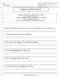 Police, cattle, oats, tweezers, pants, remains etc. 33 Singular And Plural Nouns Worksheet 2nd Grade Free Worksheet Spreadsheet
