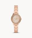Stella Three-Hand Date Rose Gold-Tone Stainless Steel Watch — Time ...