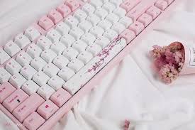 Varmilo Va108m Sakura Pink Led Dye Sub Pbt Mechanical Keyboard With Cherry Mx Black Blue Red Brown Silent Red Silver Silent Black Or Clear Switches Keyboard Video Game Room Design Gaming