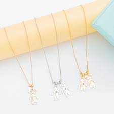 9ct gold, childrens 'baby's first diamond' bangle. Personalized 18k Gold Plating Mother S Necklace With Engraved Children Charms Solo Mio Italian Jewelry