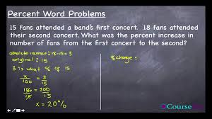 Percent Word Problems 4 Of 4 Percent Increase And Decrease Percent Word Problems Word Problems 7th Grade Math