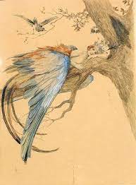 Blue bird (ayumi hamasaki song). Carevna Ptica Art Fairy Art Blue Bird
