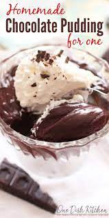 Pudding Singleserving Chocolaterecipe Chocolatepudding Dessertforone Reci Chocolate Pudding Recipes Single Serve Desserts Homemade Chocolate Pudding