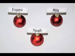 Subscribe to download the blue place card template for free! Christmas Decorations How To Make Ornement Place Card Holders Sugarella Sweets Party Youtube