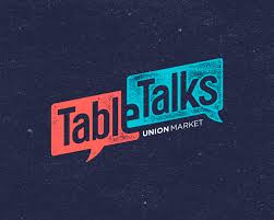 Logo Design Discover Table Talks At Union Market Table Talks At Union Market In 2020 Graphic Design Logo Logo Design Inspiration Creative Logo Design Creative