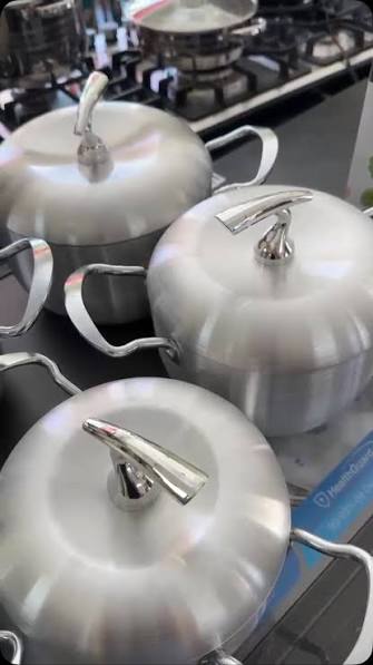 Juego de caldero en aluminio Lucky Apple código: CF82-001 por tan solo  $3,890 pesos