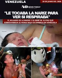 LE TOCABA LA NARIZ PARA VER SI RESPIRABA”: EL MILAGRO DE LA MADRE QUE  PROTEGIÓ CON SU CUERPO A SU BEBÉ DE 18 DÍAS BAJO LOS ESCOMBROS “'El bebé  fue mi motor