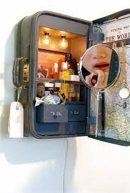 Bathroom Cabinet Suitcase Ode To Suitcases 20 Innovative Ideas Www Untravelledpathsblog Wordpress Com Diy Suitcase Vintage Suitcase Diy Suitcase Vanity