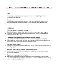 Komponen sastera dan novel bm / bahasa melayu. Doc Nota Lengkap Novel Darah Titik Di Semantan T2 Wani Ziwani Academia Edu
