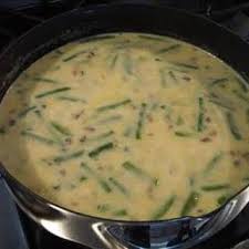 Creamy Green Bean And Potato Soup Recipe Yummly Recipe Green Bean Recipes Soup Creamy Green Beans Green Beans Soup