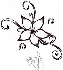 New Drawing Flowers Easy Doodles Tattoo Ideas Ideas Flower Drawing Design Flower Sketches Simple Flower Design