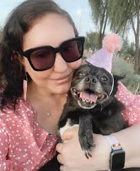 Celebrating rescue dog's birthday