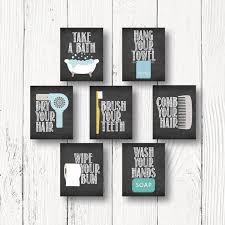 Bathroom Printables Bathroom Wall Art Printable Wall Art Etsy In 2020 Bathroom Printables Bathroom Wall Art Kids Bathroom Sign
