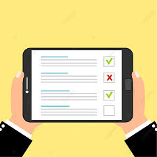 Design your cover in the design layer, using the template pdf or png file as the guide layer. Online Survey Internet Surveying Hands Holding Tablet With Test Form Mobile Questionnaire Customers Voting Vector Concept