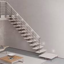 I know the type of loads and where to apply them so i can figure out the stringer. Straight Staircase Elegance Up Tl Cast Design Contemporary Steel Frame Wooden Steps