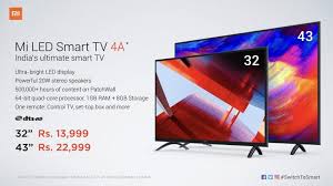 Gone are the days of crts, with the path paved for slim led and oled offerings. Xiaomi Mi Tv 4a Series Launched In India 32 Inch Vs 43 Inch Models Comparison Ibtimes India