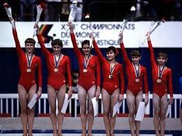 However, soviet team officials decided to pull olga mostepanova and irina baraksanova, who had both qualified for the finals, and substitute omelianchik and her teammate shushunova. Ussr Team World Champions 1985 Olga Mostepanova Vera Koleshnikova Natalia Yurtchenko Elena Shushunova Elite Gymnastics Gymnastics Team Gymnastics Pictures